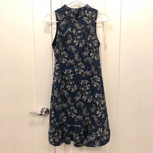 A.L.C ruffle hem silk dress